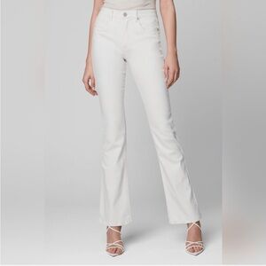 NWT Blank NYC White The Hoyt High-Rise Mini Flare Denim Jeans | Size 29